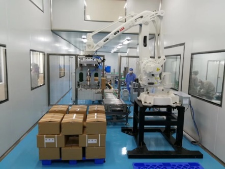 8-12 箱 / 分鐘高速碼垛，邁馳包裝線設備賦能企業(yè)智能升級